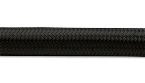 Vibrant -12 AN Black Nylon Braided Flex Hose (20 foot roll)