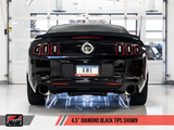 AWE Tuning S197 Mustang GT Axle-Back Exhaust - Touring Edition (Diamond Black Tips)