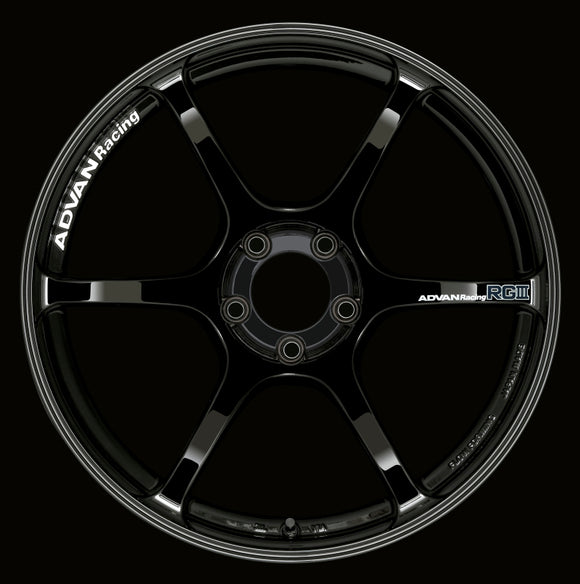 Advan RGIII 19x10.0 +35 5-114.3 Racing Gloss Black Wheel