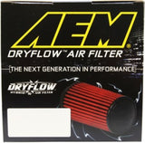 AEM Dryflow Air FIlter Conical 5.5in Base OD x 4.75in Top OD x 5in Height