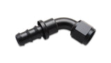 Vibrant Push-On 60 Degree Hose End Elbow Fitting Size -8AN