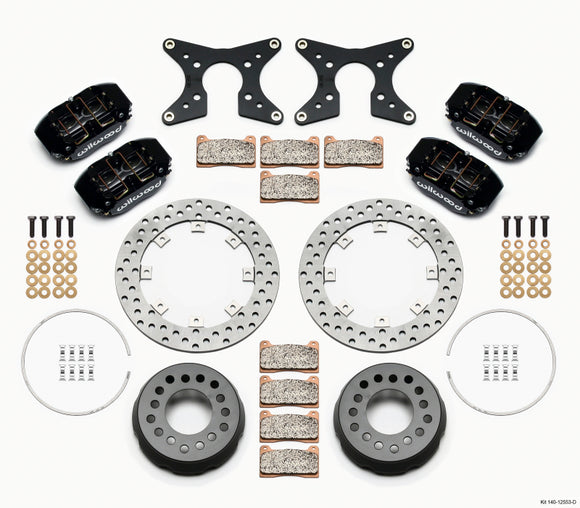 Wilwood Dynapro Lug Mount Dual Rear Dynamic Kit SA Drilled Big Ford 2.36in Offset