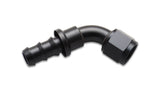 Vibrant Push-On 60 Degree Hose End Elbow Fitting Size -8AN