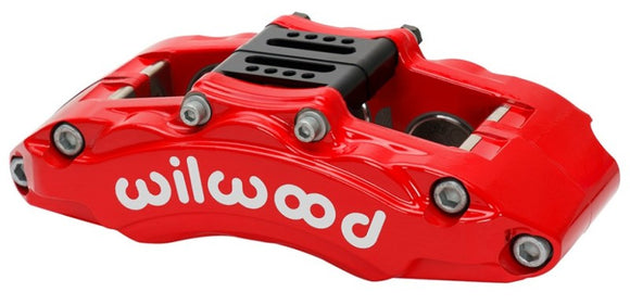 Wilwood Caliper - AT6 Lug Mount Red 1.75in/1.38in/1.38in Piston .75in Rotor - Right Side