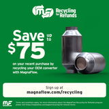 MagnaFlow Universal Catalytic Converter 2.5in. W/O2