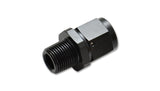 Vibrant -4AN to 1/8in NPT Female Swivel Straight Adapter Fitting