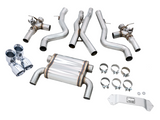 AWE Tuning BMW F8X M3/M4 Track Edition Cat-Back Exhaust - Chrome Silver Tips