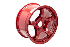 Gram Lights 57CR 18x8.5 +37 5-108 Milano Red Wheel