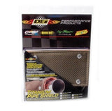 DEI Pipe Shield 4in w x 1ft - w/Stainless Steel Clamps - Titanium