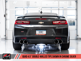 AWE Tuning 16-19 Chevrolet Camaro SS Axle-Back Exhaust - Touring Edition (Quad Chrome Silver Tips)