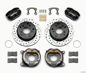 Wilwood Dynapro Lug Mount P/S Park Brake Kit Drilled Small Ford 2.36in Off Bronco 5 x 5.50