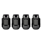 McGard Hex Lug Nut (Cone Seat Bulge Style) 1/2-20 / 3/4 Hex / 1.45in. Length (4-pack) - Black