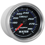 Autometer Cobalt 66.7mm 140-280 degree F. Water Temperature Gauge