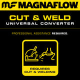 MagnaFlow Universal Catalytic Converter 2.5in. W/O2