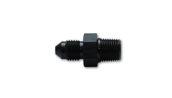 Vibrant -3 AN to 1/16in NPT Straight Adapter Fittings - Aluminum