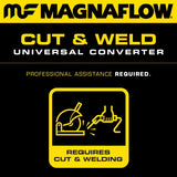 MagnaFlow Universal Catalytic Converter 1.75 inch C/C CA Pre-OBDII