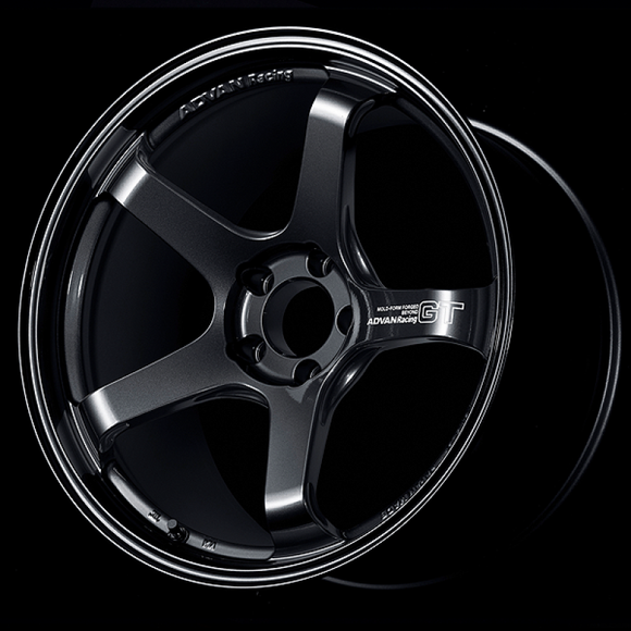 Advan GT Beyond 19x9.0 +22 5-120 Racing Titanium Black Wheel