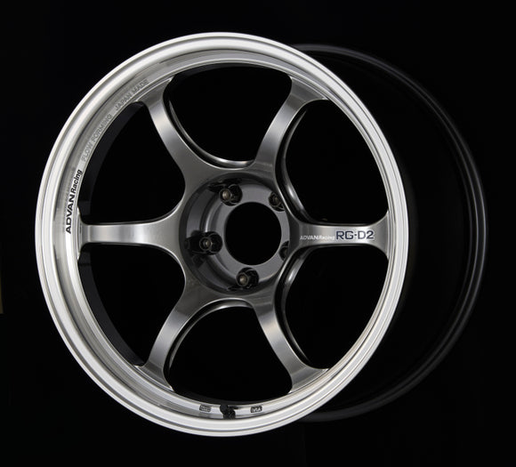 Advan RG-D2 18x7.5 +50 5-100 Machining & Racing Hyper Black Wheel