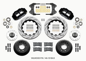 Wilwood Narrow Superlite 6R Front Hub Kit 14.00in Drilled WWE ProSpindle (5x4.75in 5x5.00in Hub)