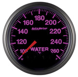 Autometer Elite 52mm 100-260 Degrees F Water Temperature Peak and Warn Gauge w/ Electronic Control