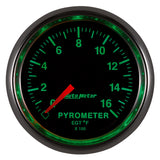 Autometer GS 0-1600 degree F Full Sweep Electronic Pyrometer Gauge