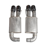 Stainless Works 18-21 Mustang GT Axle Back Legend Exhaust - Black Tips