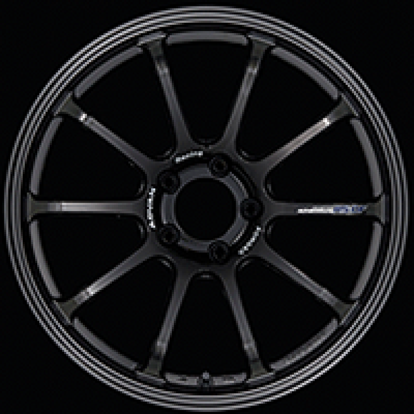 Advan RS-DF Progressive 18x9.0 +25 5-114.3 Racing Titanium Black Wheel