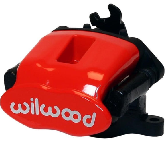 Wilwood Caliper-Combination Parking Brake-Pos 6-R/H-Red 41mm piston .81in Disc