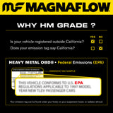 MagnaFlow Universal Catalytic Converter 2.5inch/2inch Single/dual