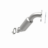 MagnaFlow Direct Fit Catalytic Converter 08-09 Subaru STi front OEM