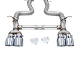 AWE Tuning BMW F8X M3/M4 Track Edition Cat-Back Exhaust - Chrome Silver Tips