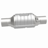 MagnaFlow Univ Cat Conv 2.5in Inlet/Outlet Ctr/Ctr Round 9in Body L x 5.125in W x 13in Overall L